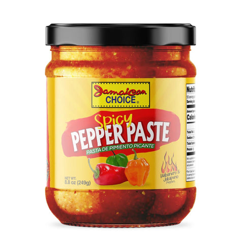 Jamaican Choice Spicy Pepper Paste, 8.8 Oz