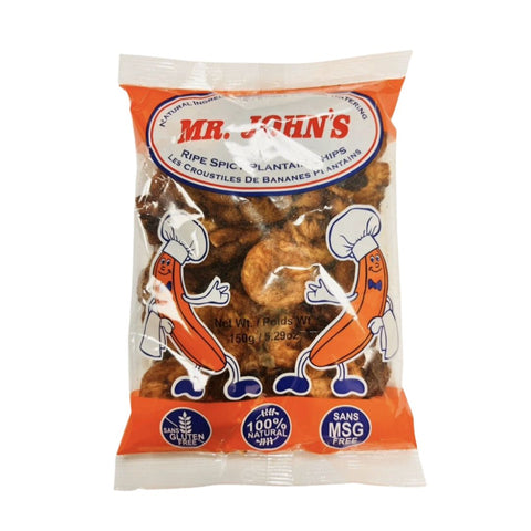 Mr John's Spicy Plantain Chips, 5.2 Oz