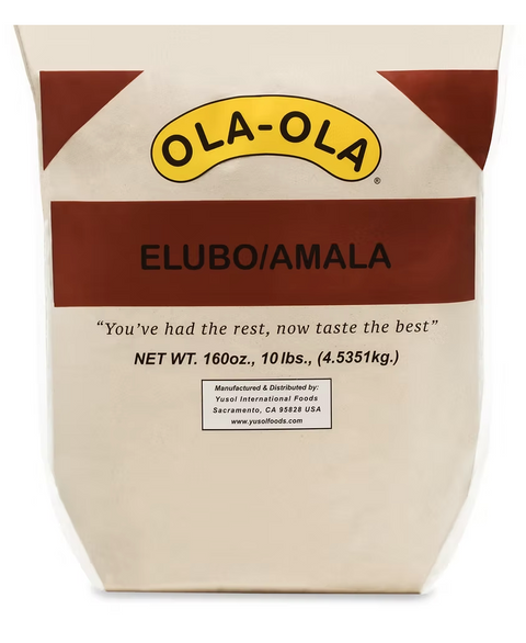 Ola Ola Elubo/ Yam Flour / Amala