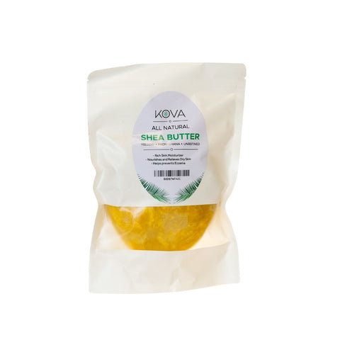 Kovafood 100% Organic Raw Unrefined Shea Butter from Ghana , 1 lb