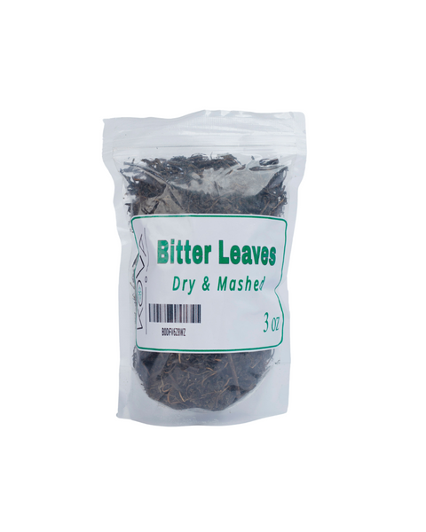 Kovafood Dried Bitter Leaves, 3 Oz (Prewashed & dried for cooking soups)
