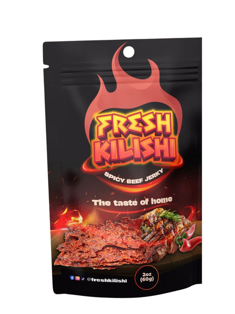 Fresh Kilishi, Spicy Beef Jerky, 2 Oz