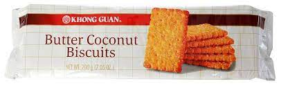 Khong Guan Butter Coconut Biscuit, 7.05 Oz