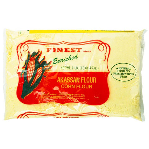 Finest Brand Akassan Corn Flour, 1 lb