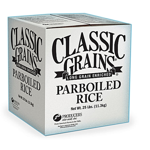 Classic Grain Parboiled Rice, 25 lbs