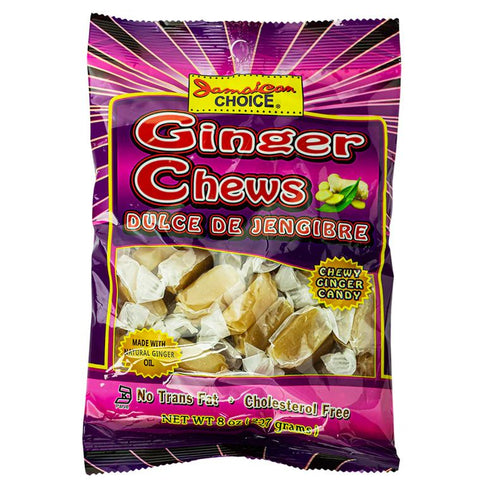 Jamaican Choice Ginger Chews, 8 Oz