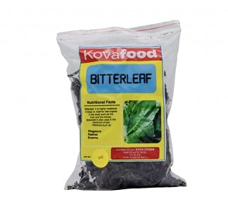 Kova Whole Dried Bitter Leaves/ Loose Leaf Bitter Leaves, 3 Oz