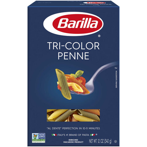 Barilla Tri-Color Penne, 12 Oz