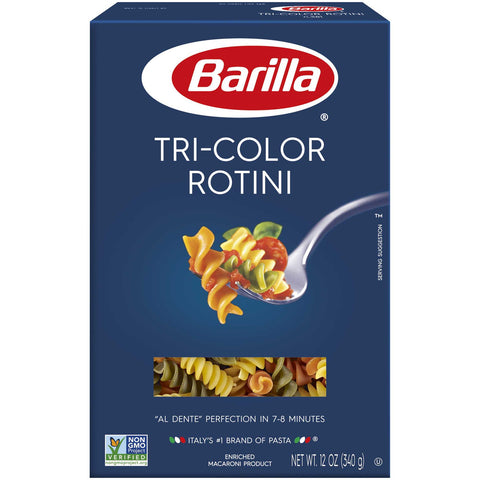 Barilla Tri-Color Rotini, 12 Oz