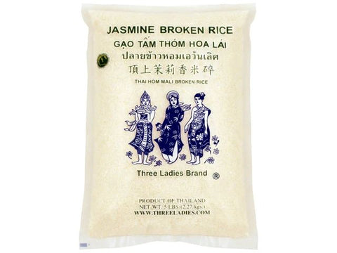 3Sis Broken Jasmine Rice, 25 lbs