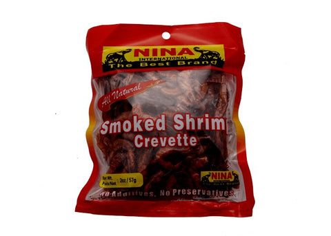 Nina Smoked Shrimp Crevette, 2 Oz