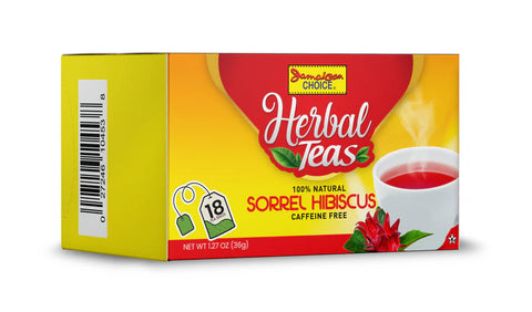 Jamaican Choice Caffeine Free Sorrel Hibiscus Tea, 1.69 Oz