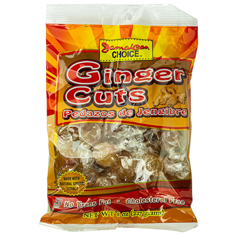 Jamaican Choice Ginger Cuts, 8 Oz