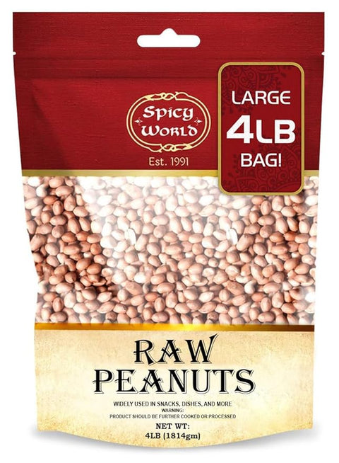 Spicy World Raw Peanuts with Skin