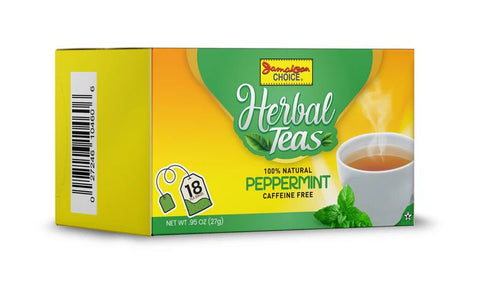 Jamaican Choice Caffeine Free Peppermint Tea, 1.4 Oz