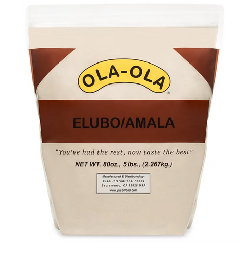 Ola Ola Elubo/ Yam Flour / Amala - 5lbs