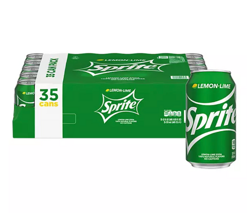 Sprite Soda Cans, 12 Fl Oz, 35 Pack