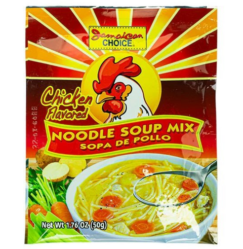 Jamaican Choice Chicken Flavored Noodle Soup Mix, 1.76 Oz