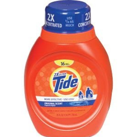 Tide Liquid Detergent 2x Original Scent, 25 Oz