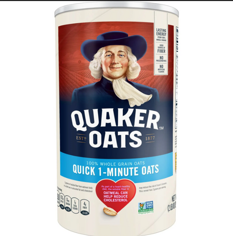 Quaker Oats Quick 1 minute Oatmeal, 42 Oz