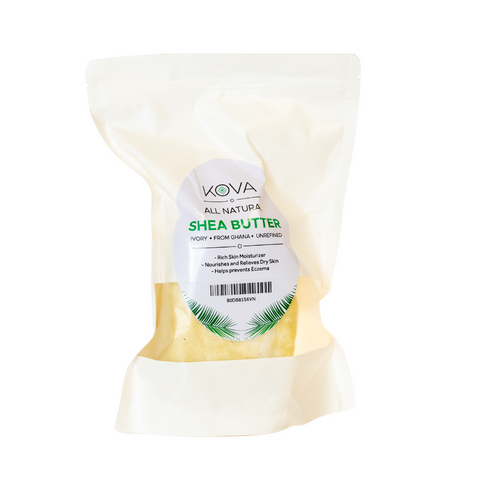 Kovafood 100% Organic Raw Unrefined Shea Butter from Ghana , 1 lb