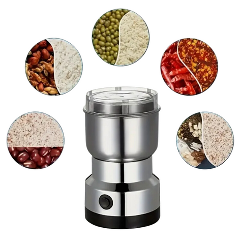 1Pcs, Compact Dry Grain Pulverizer - Electric Crusher Grinder For Household Use - Small, And Effortless Grinding