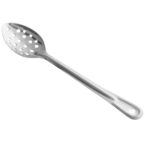 13” Perforated Stainless Steel Cooking Spoon