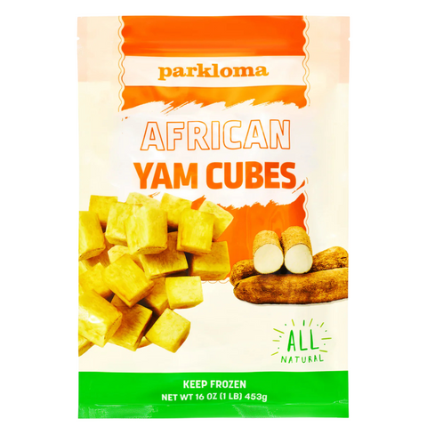 Parkloma African Yam Fries, Cubes, Frozen, 1 lb