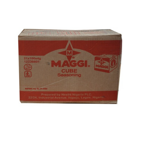 Maggi Star Seasoning Cubes Carton 21 x 100 x 4g