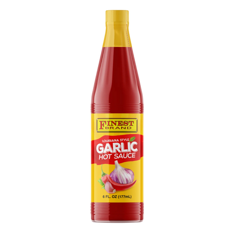 Finest Brand Garlic Hot Sauce, 6 Oz