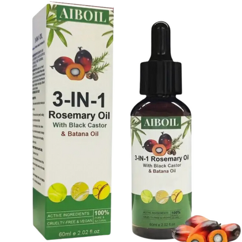 Aiboil 3-In-1 Oil Castor Oil + Batana Oil + Rosemary Oil