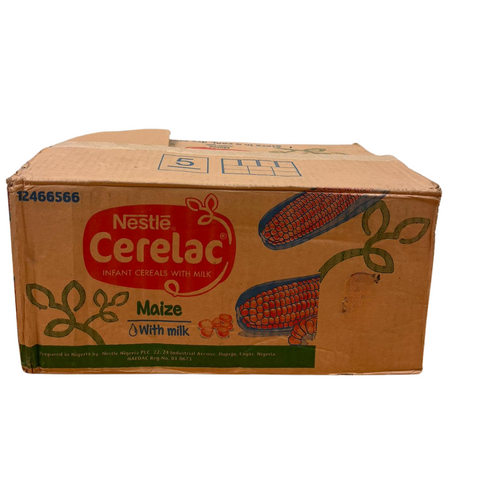 Cerelac Maize with Milk, 1 kg x 6 Case