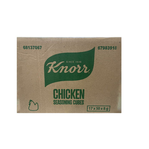 Knorr Chicken Seasoning Cubes Carton 8g X 50 Pieces X 17 Sachets