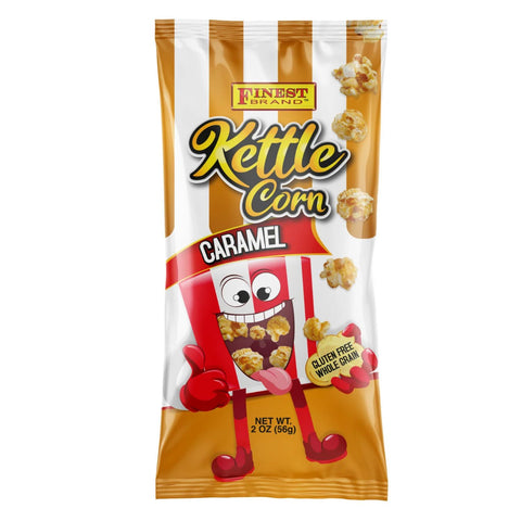 Finest Brand Kettle Corn Caramel, 2 Oz