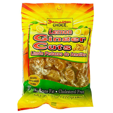 Jamaican Choice Lemon Ginger Cuts, 8 Oz