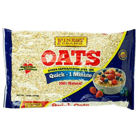 Finest Brand Oats- Quick- 1 minute