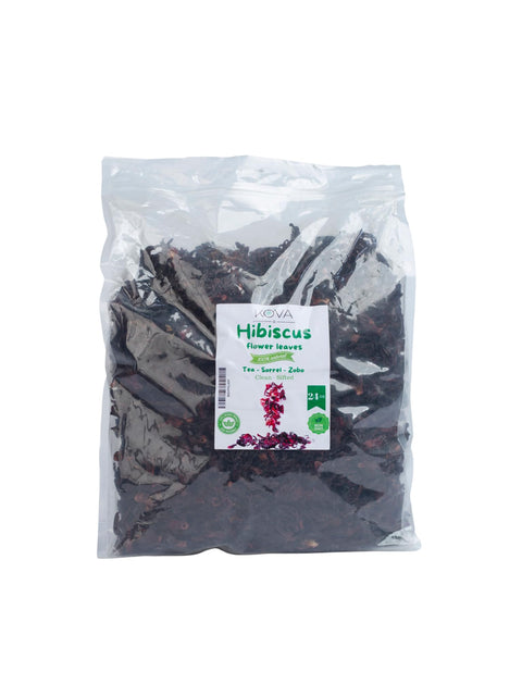 Kovafood Premium Dried Red Sorrel Leaves - Authentic West African Hibiscus Flower for Tea & Drinks, Zobo Leaves, Sorrel Leaves, 100% Natural