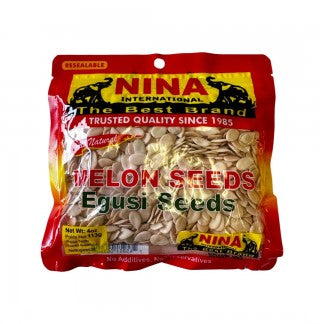 Nina Food Melon /Egusi Seeds, 4 Oz