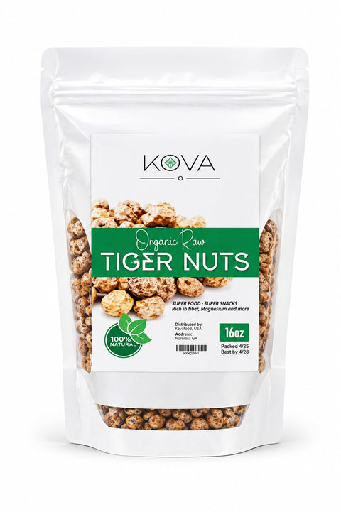 Premium Whole Tigernuts - West African Raw Dried Aya Superfood Tuber, Nut-free & Gluten-free. Raw Chufa Nuts for Authentic Horchata Drink & Aya Milk